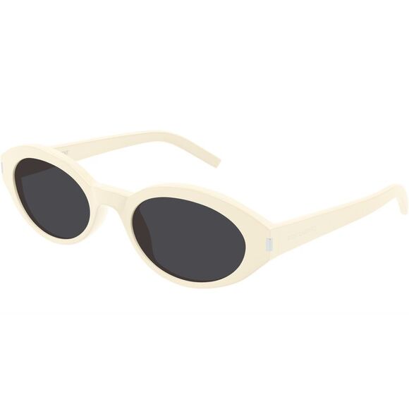 Saint Laurent SL 567-005 Ivory round Sunglasses - Picture 1 of 5